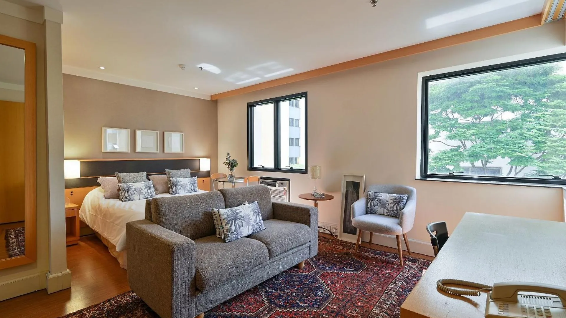 Flat Com Duas Suites Em Hotel Nos Jardins! São Paulo Apartmán